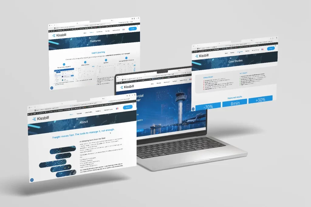 Conception/Réalisation du site Kissbill.com
